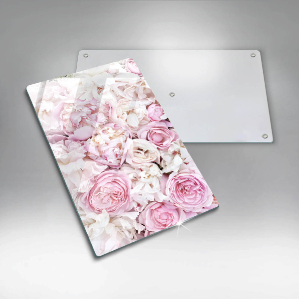 Herd abdeckplatte Pfingstrosenstrauß