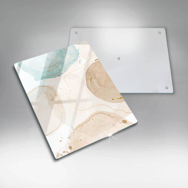 Herd abdeckplatte Boho-Flecken und Gold