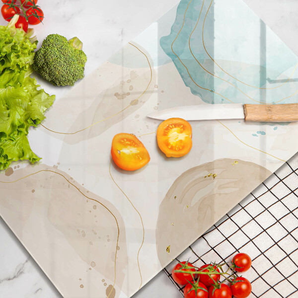 Herd abdeckplatte Boho-Flecken und Gold