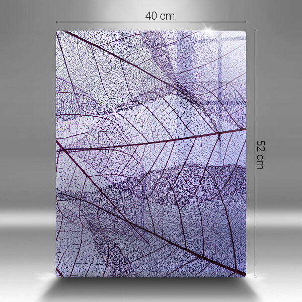 Herd abdeckplatte Blätter mit Adern