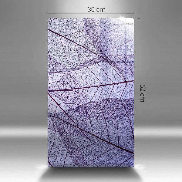 Herd abdeckplatte Blätter mit Adern