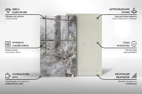 Herd abdeckplatte Steinstruktur