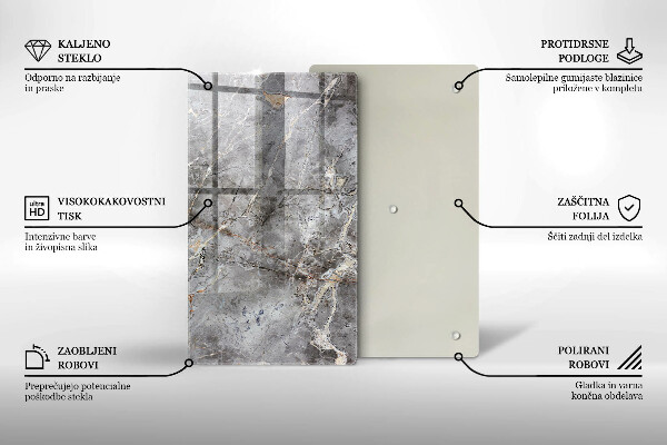 Herd abdeckplatte Steinstruktur