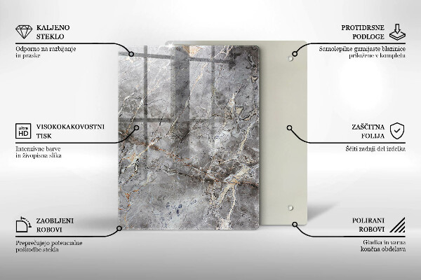 Herd abdeckplatte Steinstruktur