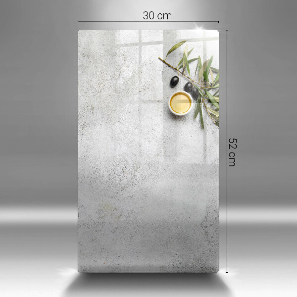 Herd abdeckplatte Oliven auf Beton