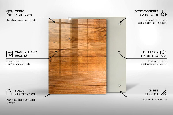 Herd abdeckplatte Holzbretter