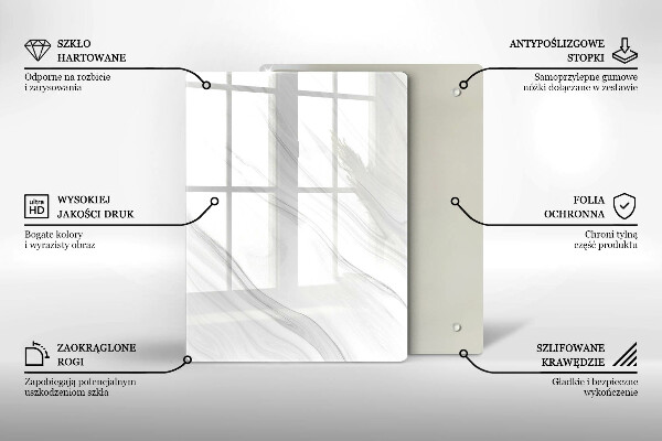 Herd abdeckplatte Zarter Marmor