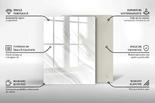 Herd abdeckplatte Zarter Marmor