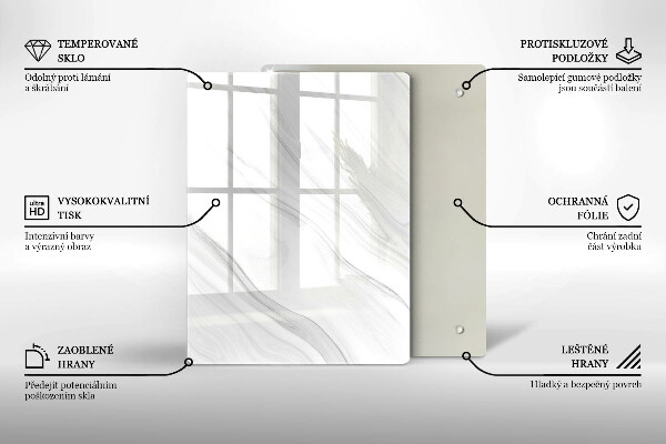 Herd abdeckplatte Zarter Marmor