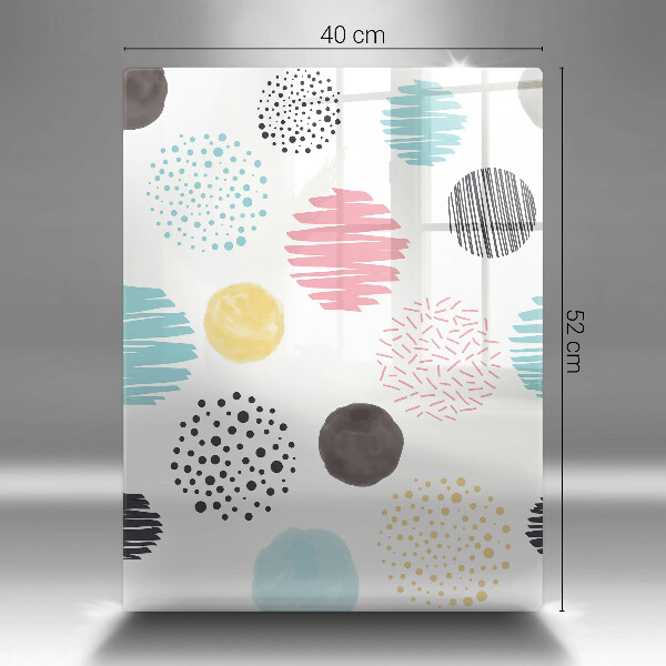 Herd abdeckplatte Bemalte Formen