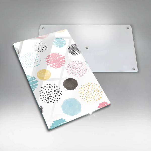 Herd abdeckplatte Bemalte Formen