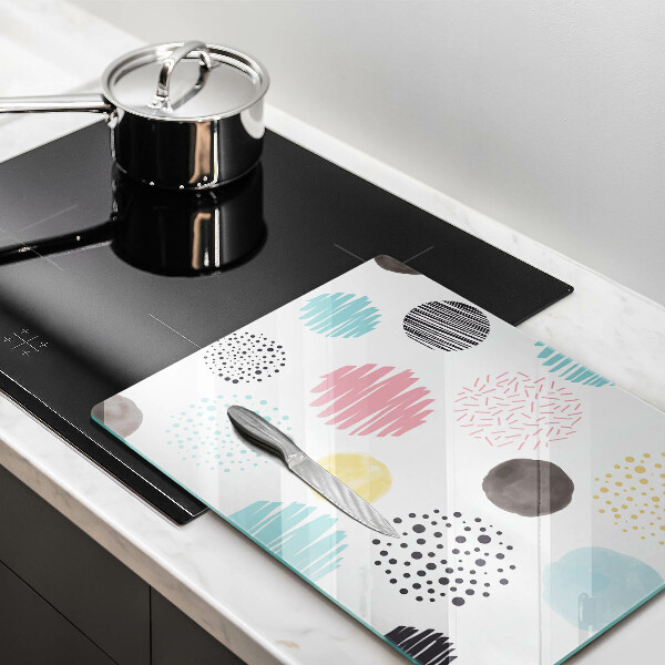 Herd abdeckplatte Bemalte Formen