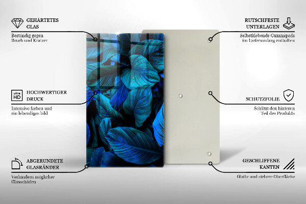 Herd abdeckplatte Blätter der Dschungelvegetation