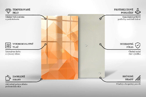 Herd abdeckplatte Geometrischer Hintergrund