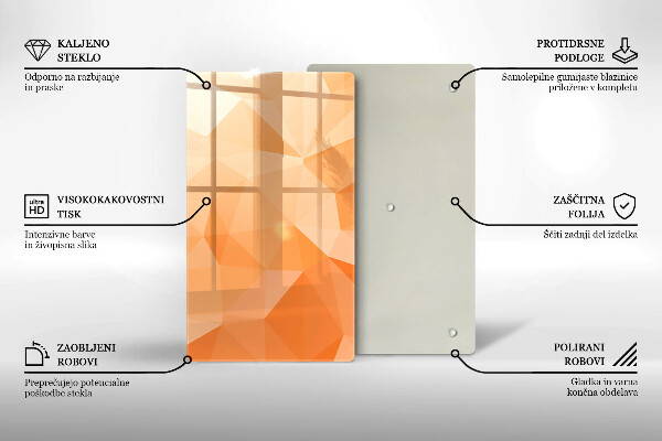 Herd abdeckplatte Geometrischer Hintergrund