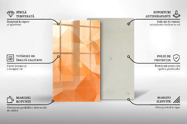 Herd abdeckplatte Geometrischer Hintergrund
