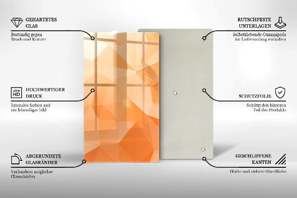 Herd abdeckplatte Geometrischer Hintergrund