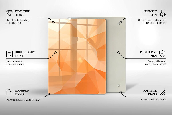 Herd abdeckplatte Geometrischer Hintergrund