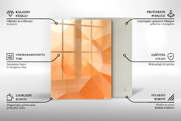 Herd abdeckplatte Geometrischer Hintergrund