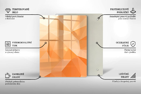Herd abdeckplatte Geometrischer Hintergrund