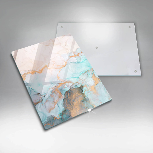 Herd abdeckplatte Marmorabstraktion