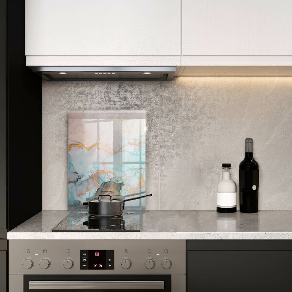 Herd abdeckplatte Marmorabstraktion