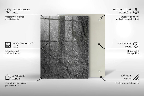 Herd abdeckplatte Steinstruktur