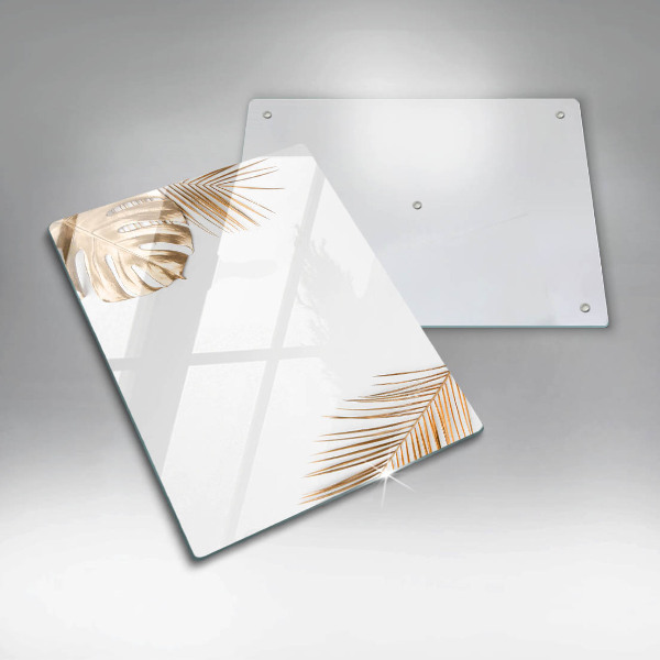 Herd abdeckplatte Goldene Blätter