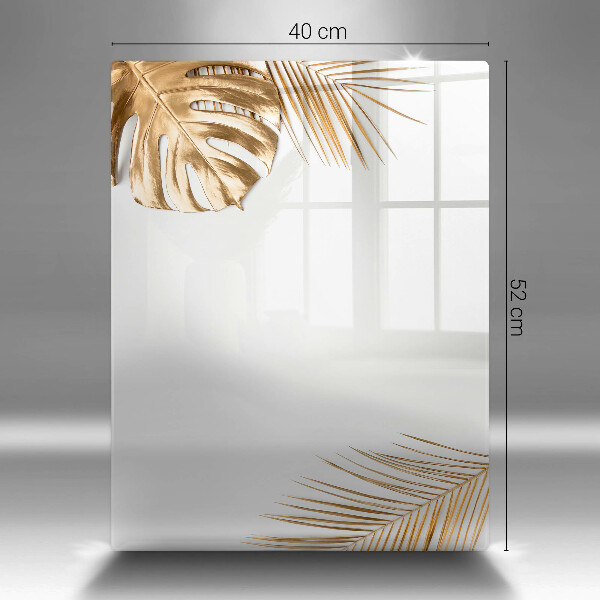 Herd abdeckplatte Goldene Blätter