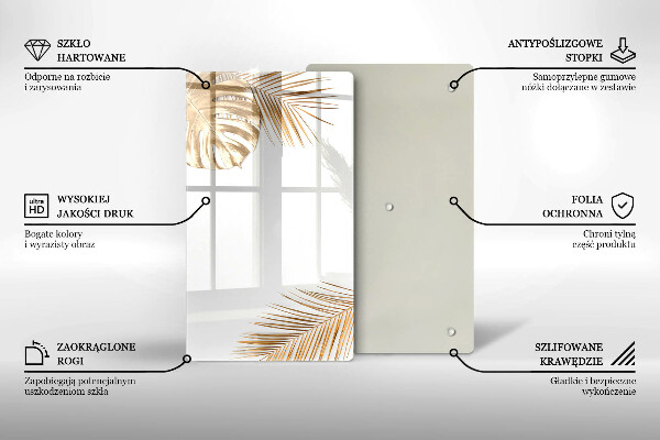 Herd abdeckplatte Goldene Blätter