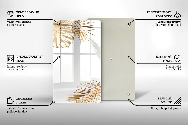 Herd abdeckplatte Goldene Blätter