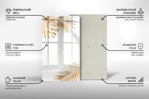 Herd abdeckplatte Goldene Blätter