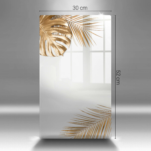 Herd abdeckplatte Goldene Blätter