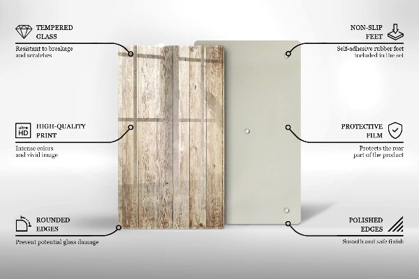 Herd abdeckplatte Holzbretter