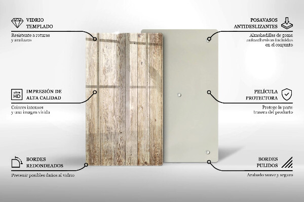 Herd abdeckplatte Holzbretter