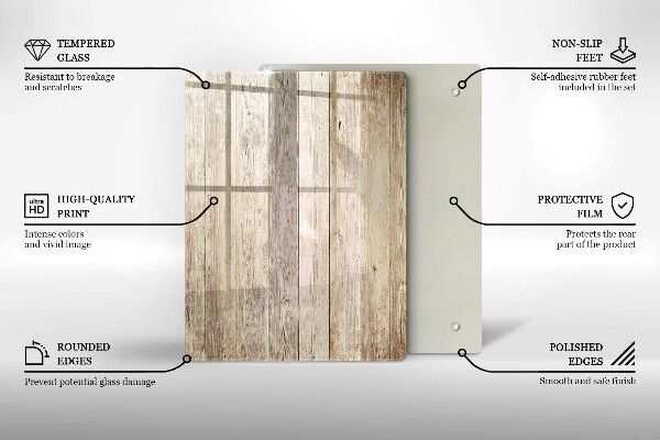 Herd abdeckplatte Holzbretter