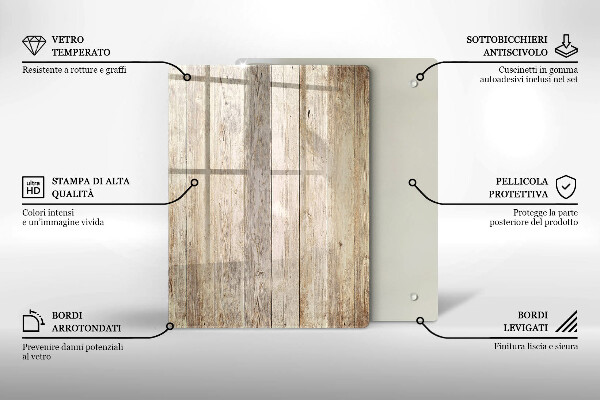 Herd abdeckplatte Holzbretter