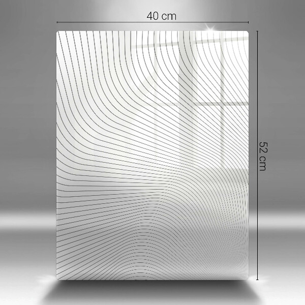 Herd abdeckplatte Modernes Linienmuster