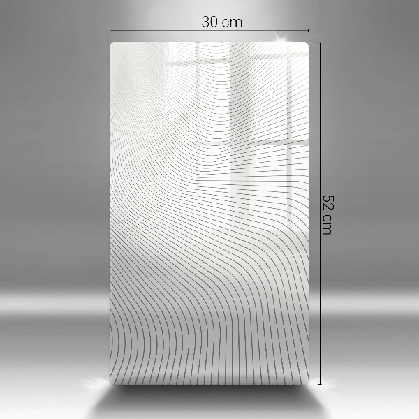 Herd abdeckplatte Modernes Linienmuster