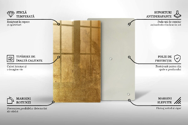 Herd abdeckplatte Goldbeschaffenheitshintergrund