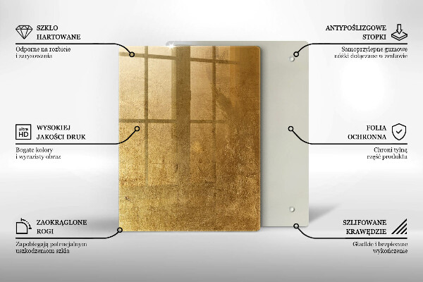 Herd abdeckplatte Goldbeschaffenheitshintergrund