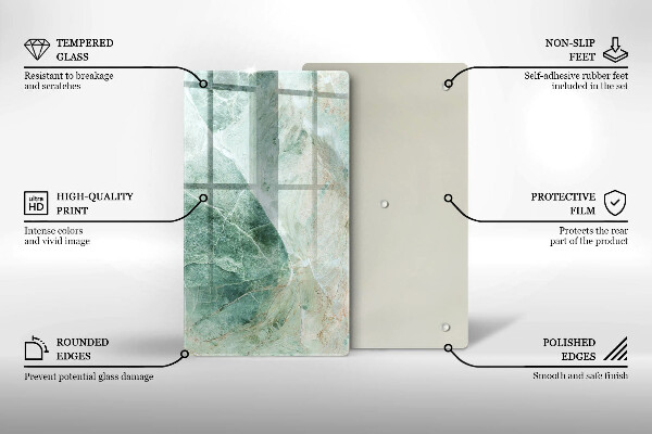 Herd abdeckplatte Steinstruktur