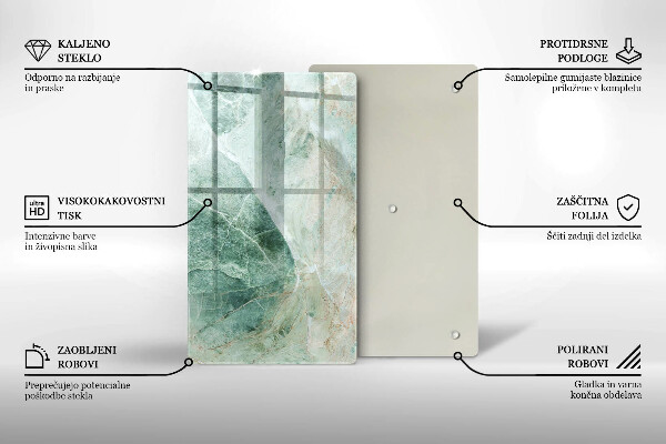 Herd abdeckplatte Steinstruktur
