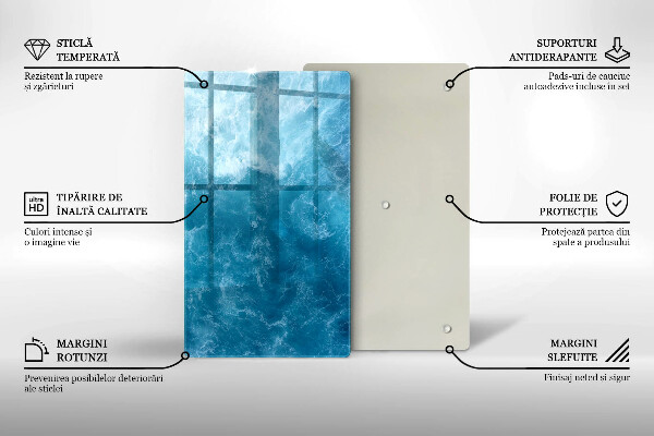 Herd abdeckplatte Blaues Wasser