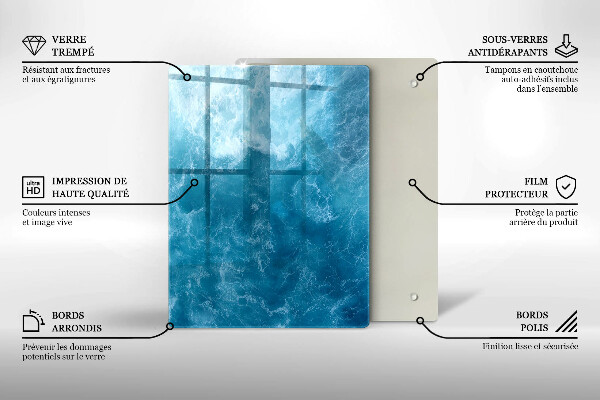 Herd abdeckplatte Blaues Wasser