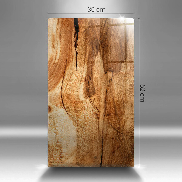 Herd abdeckplatte Holzbrettstruktur