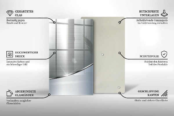 Herd abdeckplatte Abstraktionsmuster aus Metall