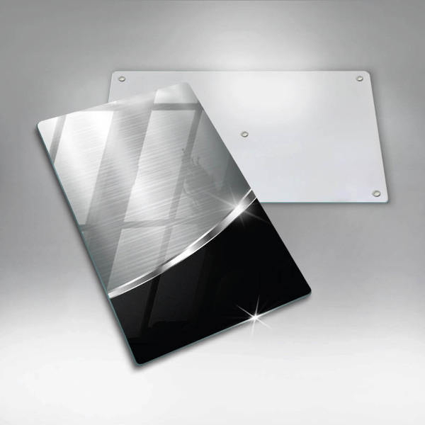 Herd abdeckplatte Abstraktion mit Metall