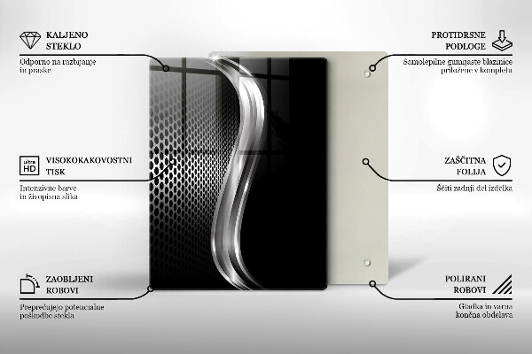 Herd abdeckplatte Metallstruktur
