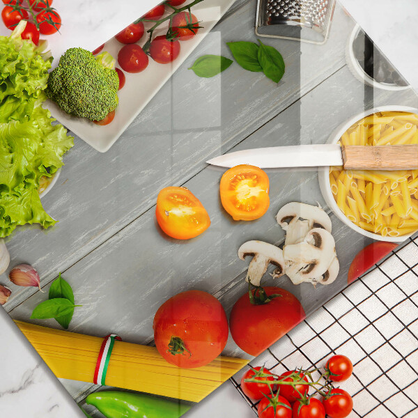 Herdabdeckplatte glas Küchenessen